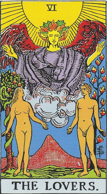 Tarot Card - The Lovers 